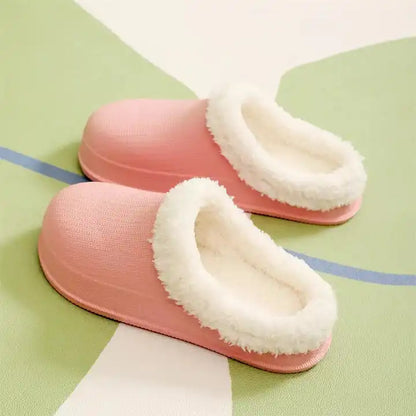 Cotton Fur Clogs