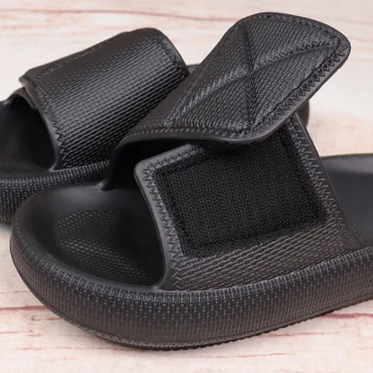 Adjustable Strap Cloud Slides