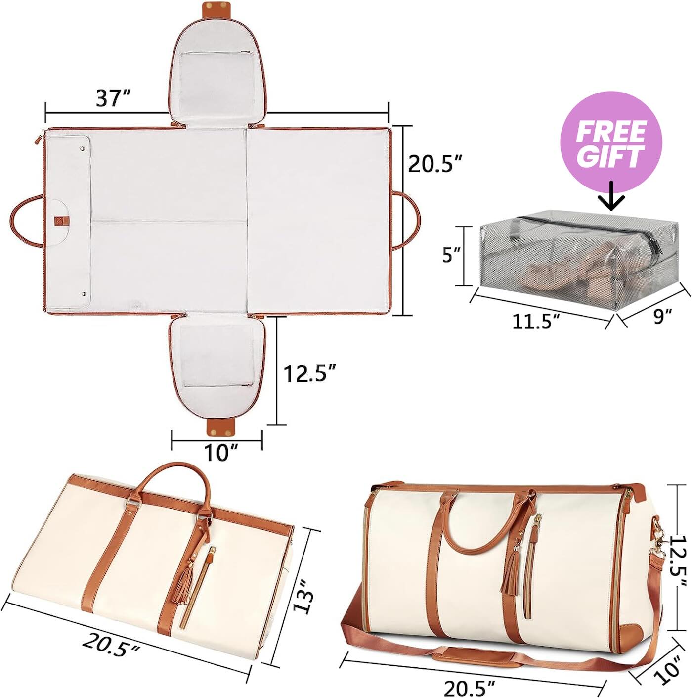 Luxx 2-in-1 Garment &amp; Duffel Bag