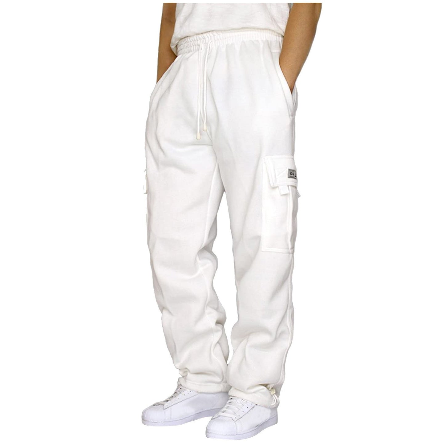 Men's Relaxed Fit Multi-Pocket Cargo Jogger Pants