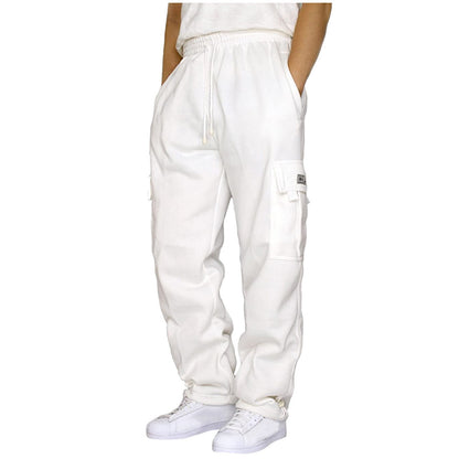 Men's Relaxed Fit Multi-Pocket Cargo Jogger Pants