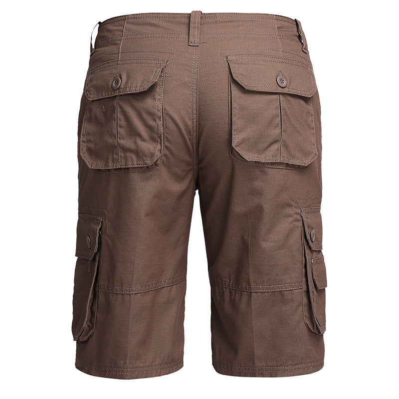 Men's Relaxed-Fit Multi-Pocket Cargo Shorts