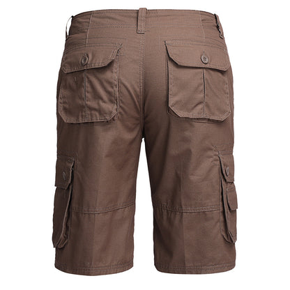 Men's Relaxed-Fit Multi-Pocket Cargo Shorts