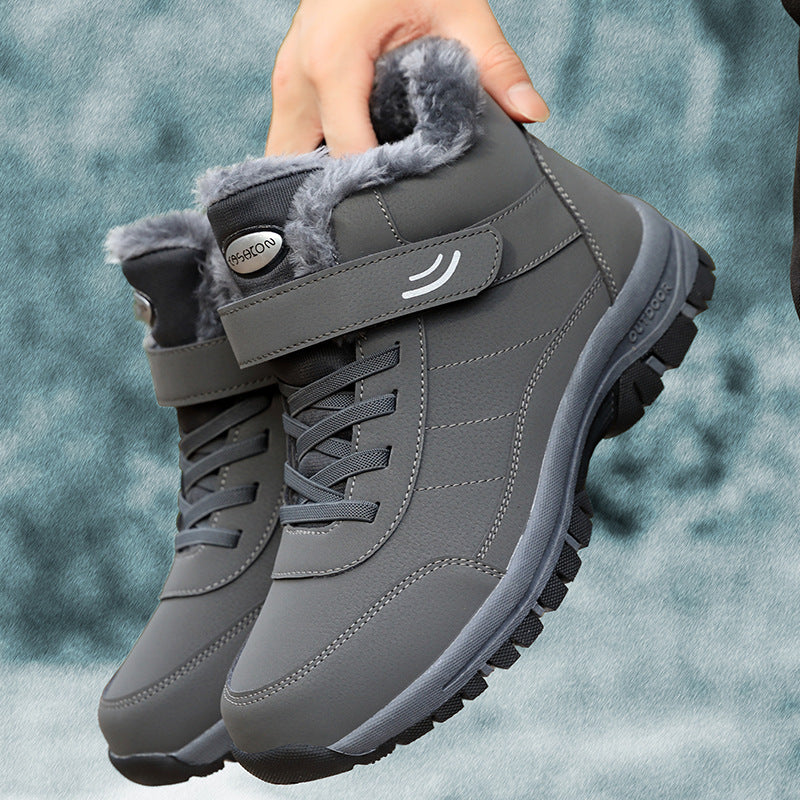 Fleece-Lined Non-Slip Winter Boots