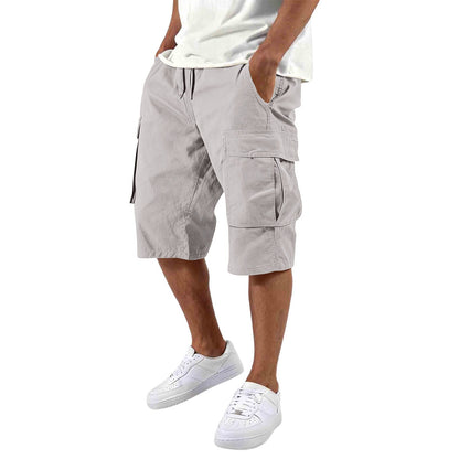 Men’s Multi-Pocket Cargo Shorts – Outdoor Utility & Casual Fit