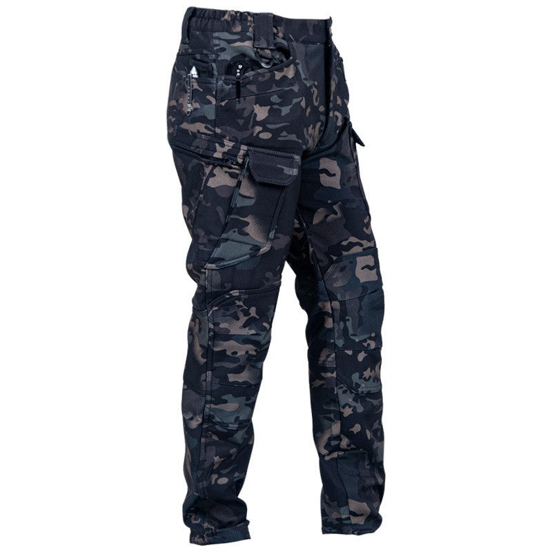 Men's IX7 Fleece-Lined Tactical Pants — Winter Warm Military-Style Work Cargo Pants