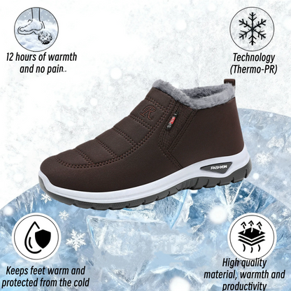 Unisex Warm Sheepskin-Lined Boots , Easy To Wear, Comfortable When Walking