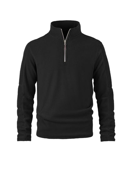 Men's Warm Fleece Quarter-Zip Pullover