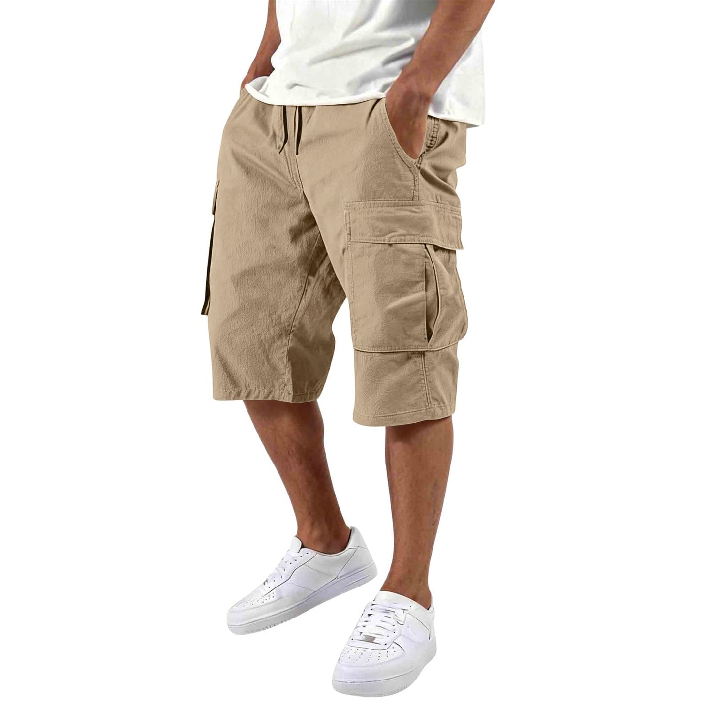 Men’s Multi-Pocket Cargo Shorts – Outdoor Utility & Casual Fit