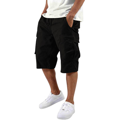 Men’s Multi-Pocket Cargo Shorts – Outdoor Utility & Casual Fit