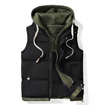 Hooded Quilted Puffer Vest