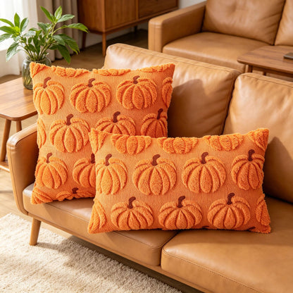 Fall Pumpkin Decorative Pillow Cover