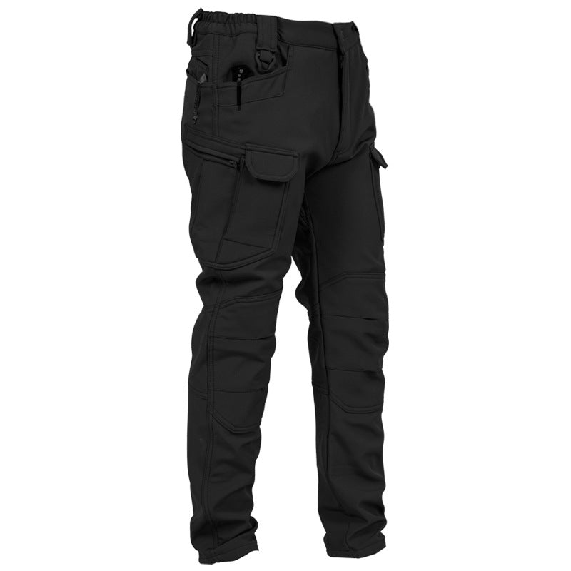Men's IX7 Fleece-Lined Tactical Pants — Winter Warm Military-Style Work Cargo Pants