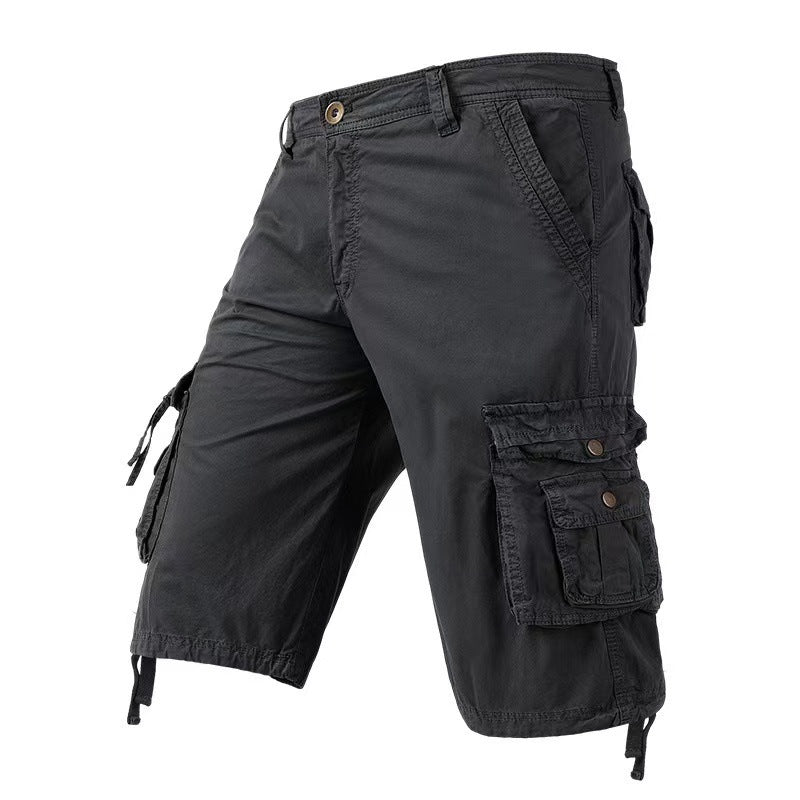 Men's Relaxed-Fit Multi-Pocket Cargo Shorts