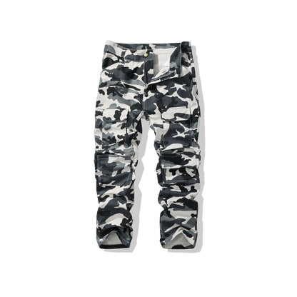 Men's Multi-Pocket Camouflage Cargo Pants