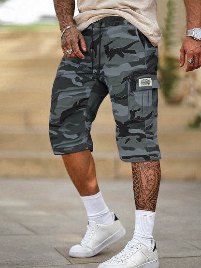 Men's Relaxed-Fit Camo Cargo Shorts