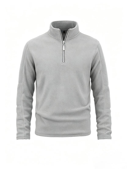 Men's Warm Fleece Quarter-Zip Pullover