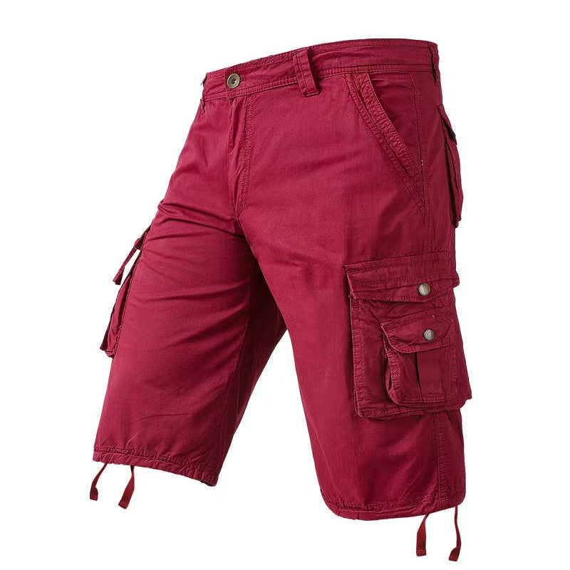 Men's Relaxed-Fit Multi-Pocket Cargo Shorts