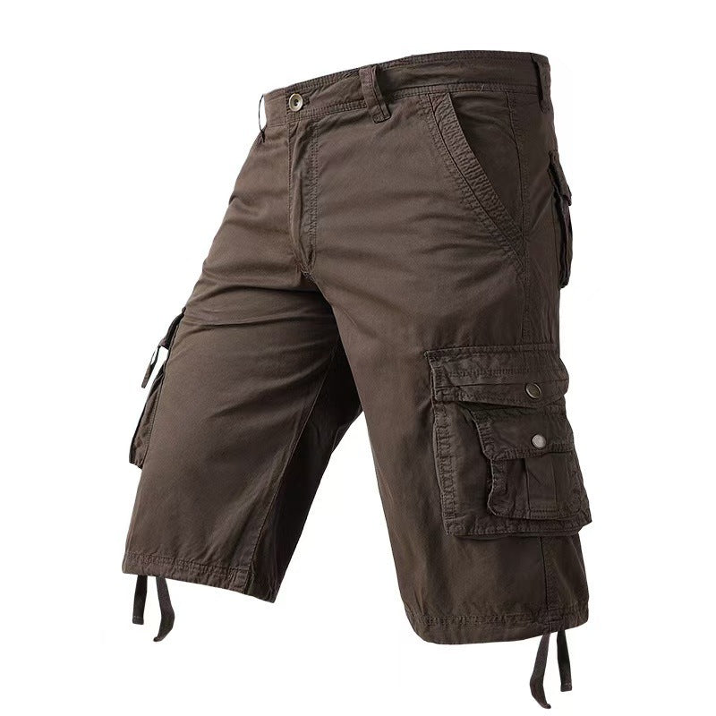 Men's Relaxed-Fit Multi-Pocket Cargo Shorts
