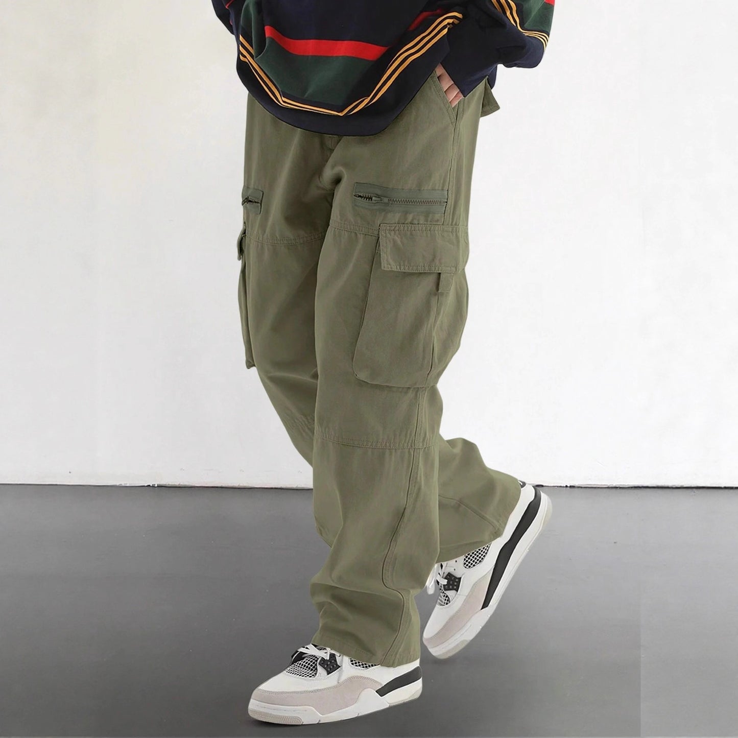Men's Vintage Relaxed-Fit Cargo Pants