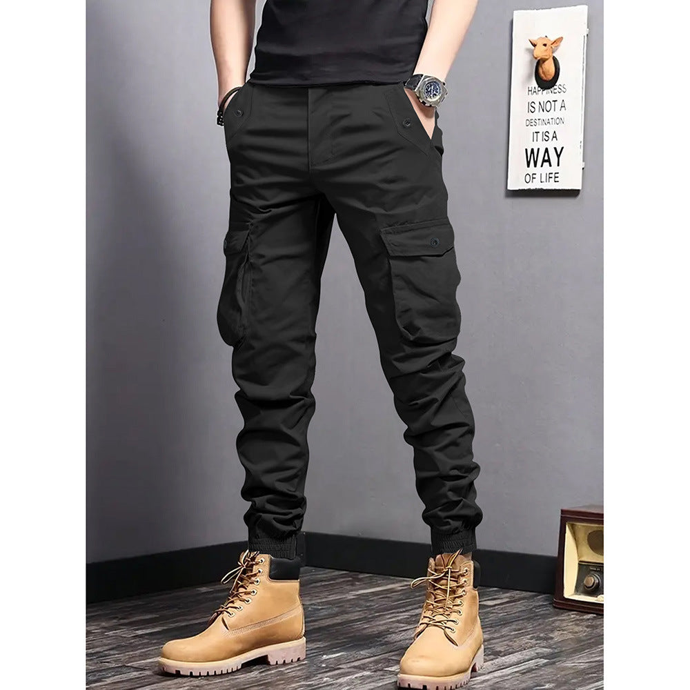 Men's Tapered Multi-Pocket Cargo Joggers
