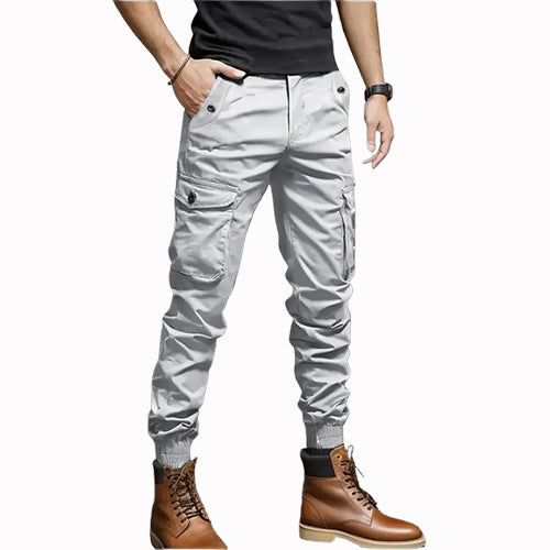 Men's Tapered Multi-Pocket Cargo Joggers