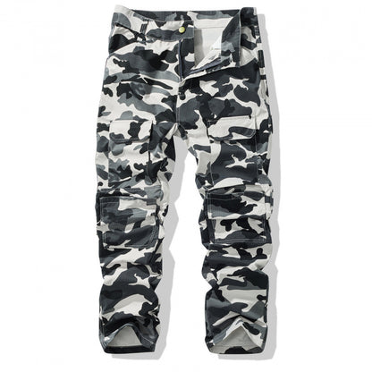 Men's Multi-Pocket Camouflage Cargo Pants