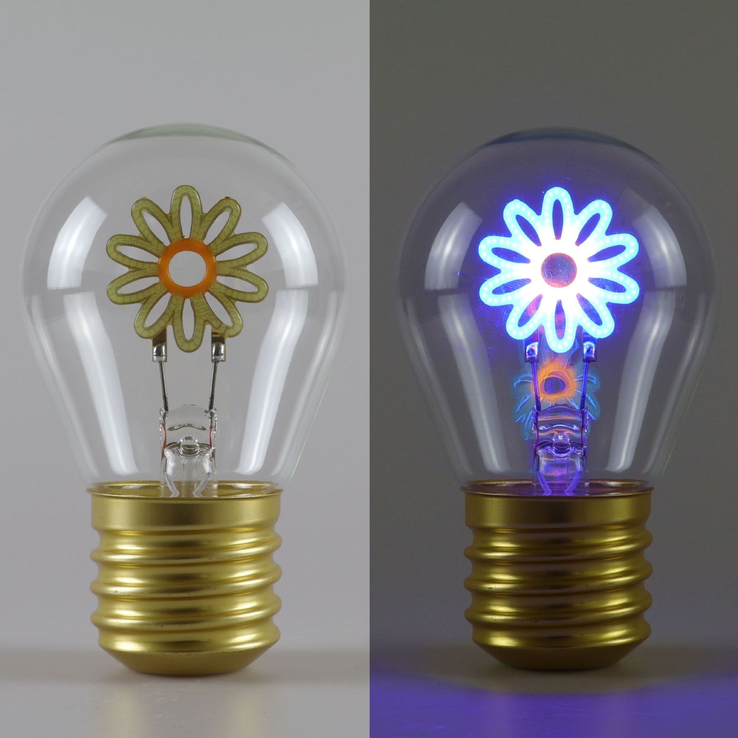 Rechargeable Rainbow LED Bulb Lamp with USB Charging