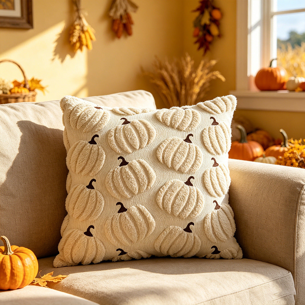 Fall Pumpkin Decorative Pillow Cover
