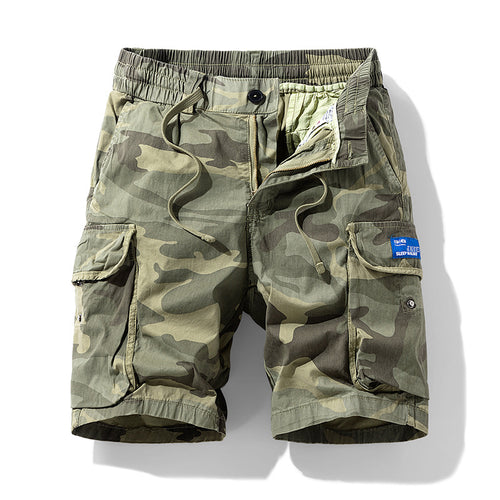 Men's Camo Cargo Shorts Multi‑Pocket Casual Work Shorts