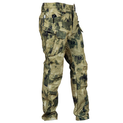 Men's IX7 Fleece-Lined Tactical Pants — Winter Warm Military-Style Work Cargo Pants