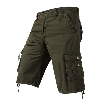 Men's Relaxed-Fit Multi-Pocket Cargo Shorts