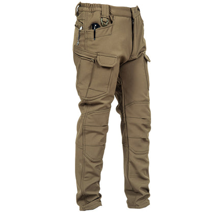 Men's IX7 Fleece-Lined Tactical Pants — Winter Warm Military-Style Work Cargo Pants
