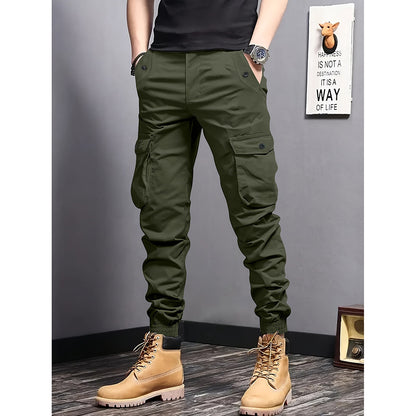 Men's Tapered Multi-Pocket Cargo Joggers