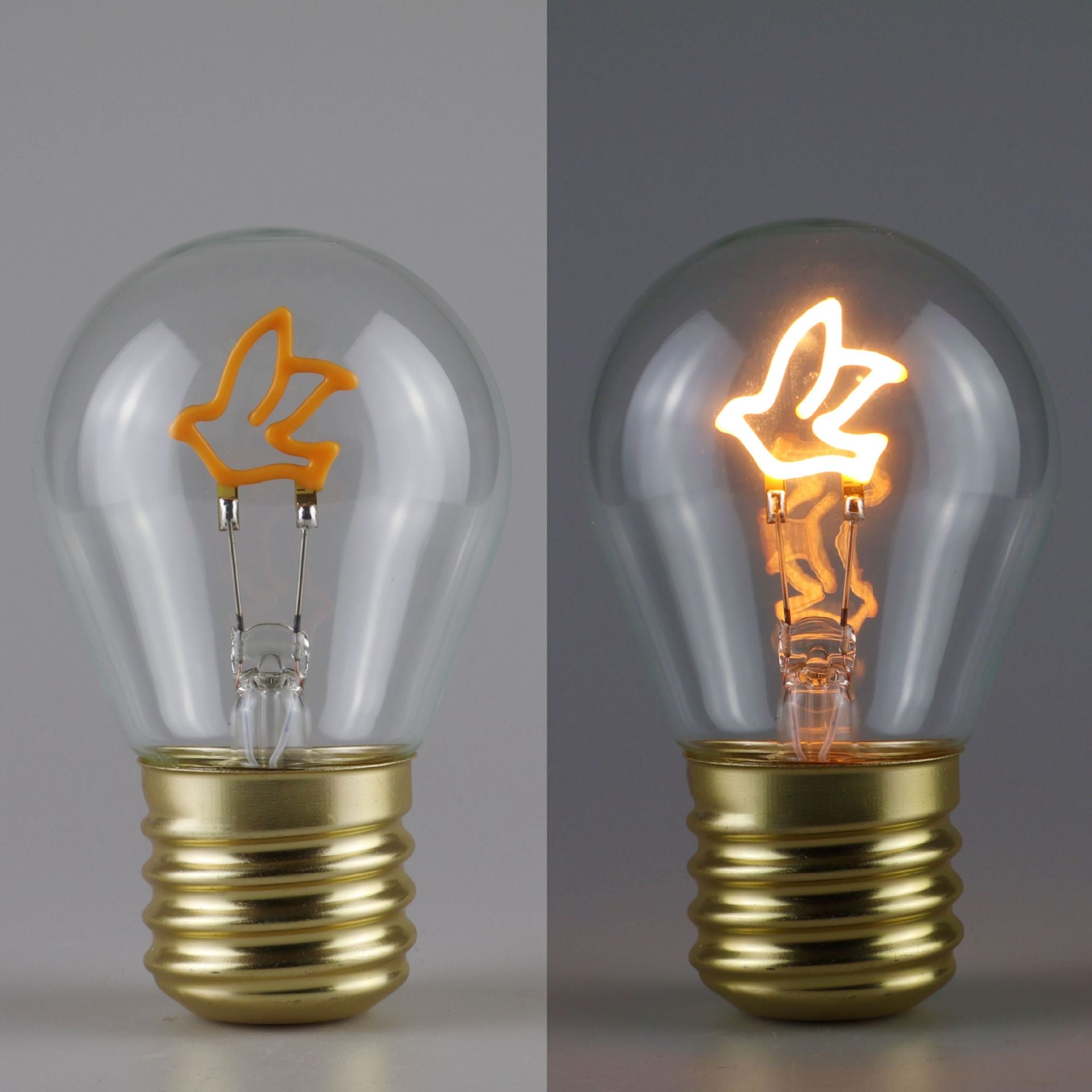 Rechargeable Rainbow LED Bulb Lamp with USB Charging