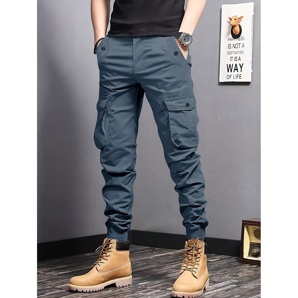 Men's Tapered Multi-Pocket Cargo Joggers