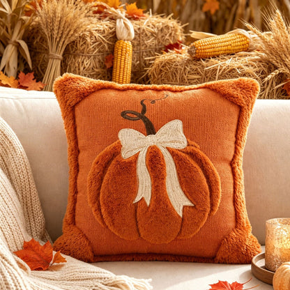 Fall Pumpkin Decorative Pillow Cover