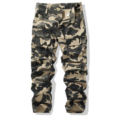 Men's Multi-Pocket Camouflage Cargo Pants
