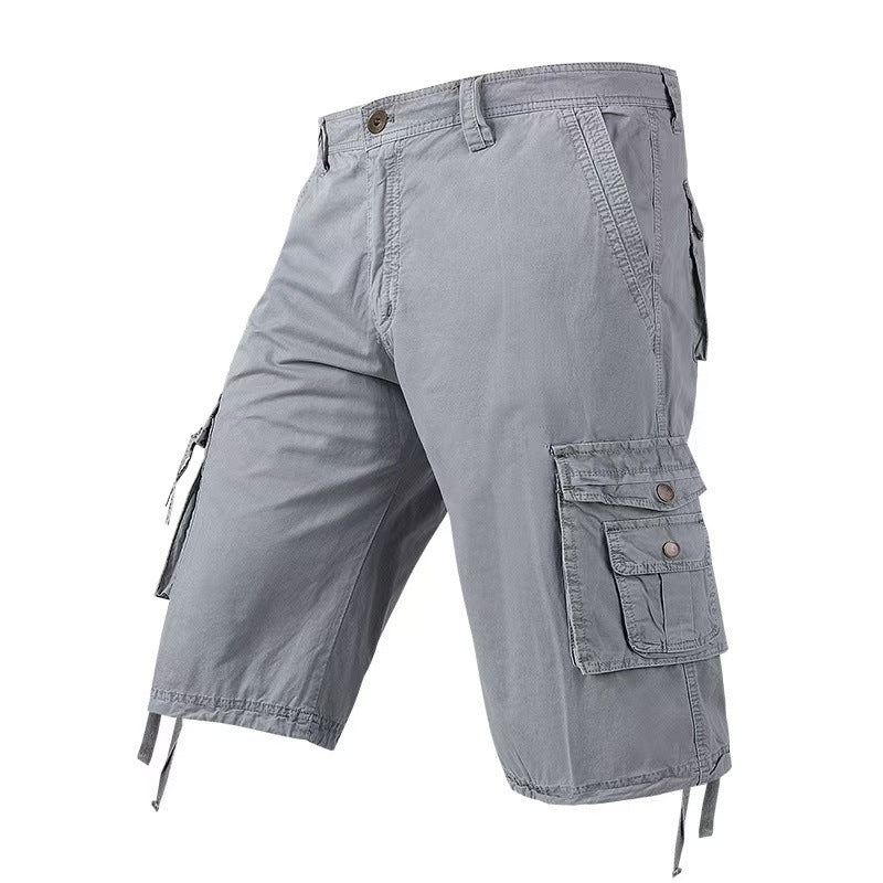 Men's Relaxed-Fit Multi-Pocket Cargo Shorts