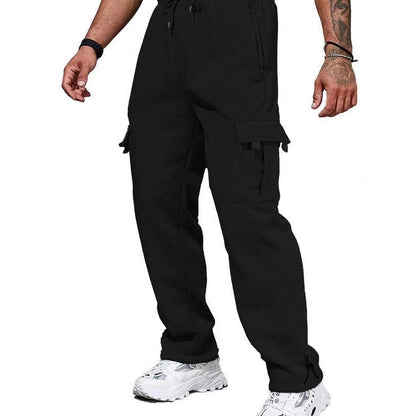 Men's Relaxed Fit Multi-Pocket Cargo Jogger Pants