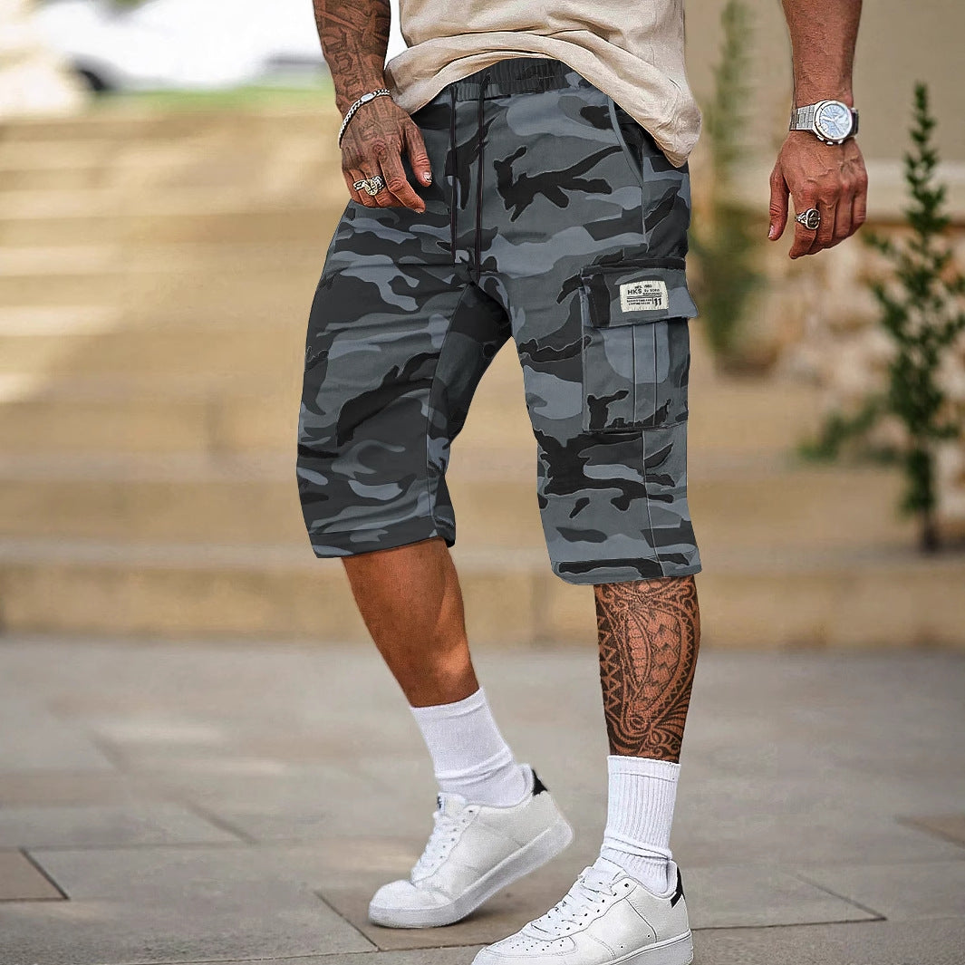 Men's Relaxed-Fit Camo Cargo Shorts