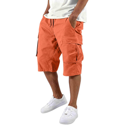 Men’s Multi-Pocket Cargo Shorts – Outdoor Utility & Casual Fit