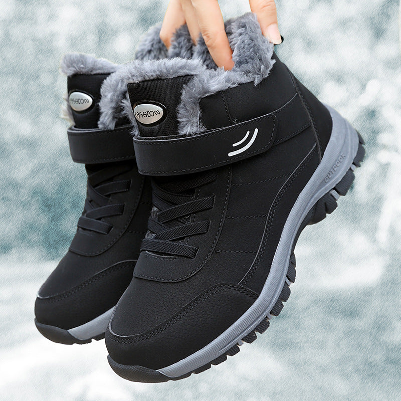 Fleece-Lined Non-Slip Winter Boots
