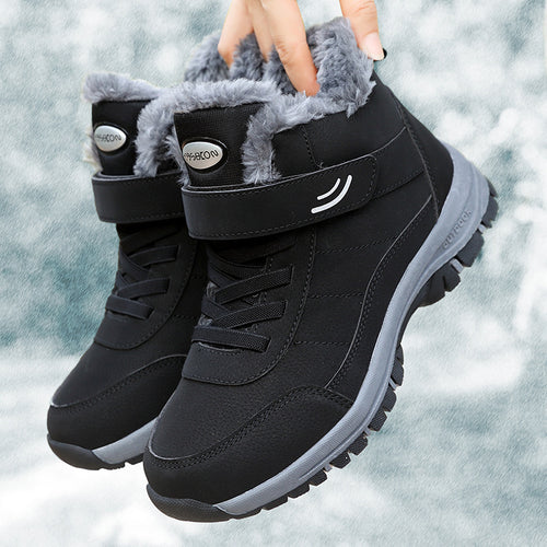 Fleece-Lined Non-Slip Winter Boots