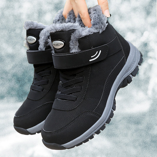 Fleece-Lined Non-Slip Winter Boots