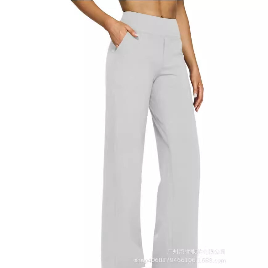 Women's High-Waisted Bootcut Knit Pants