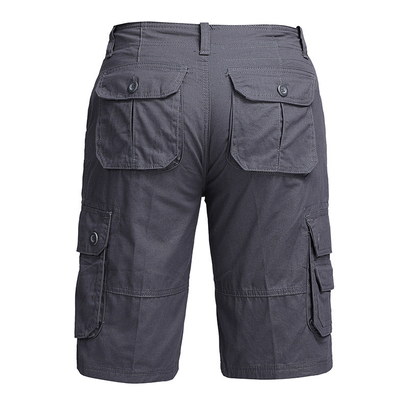 Men's Relaxed-Fit Multi-Pocket Cargo Shorts