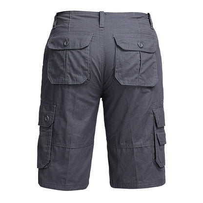Men's Relaxed-Fit Multi-Pocket Cargo Shorts