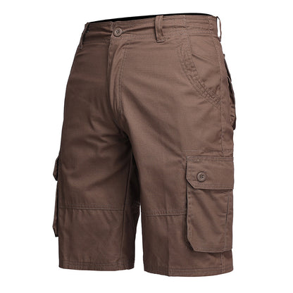 Men's Relaxed-Fit Multi-Pocket Cargo Shorts