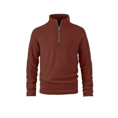 Men's Warm Fleece Quarter-Zip Pullover